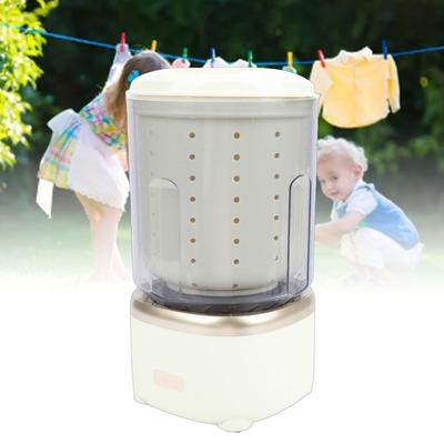   Underwear Washing Machine 2L USB Rechargeable Portable Automatic Laundry Washer for Travel Apartment Dorm Beige