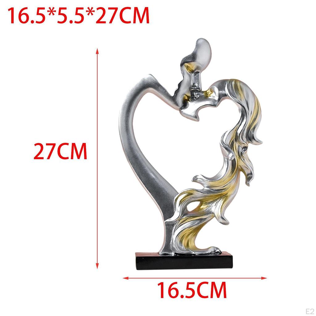 Bookend Statue for Bedroom Wedding Bookshelf Cabinet Home Decoration Collectible Desktop Ornament
