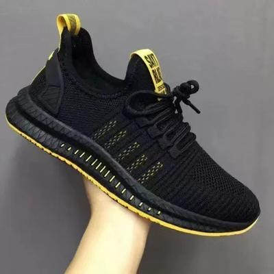 Sommerliche Herren-Freizeitschuhe aus Fliegenstrick, niedrig geschnitten, trendige Sportschuhe, Herren-Laufschuhe, trendige Schuhe im koreanischen Stil