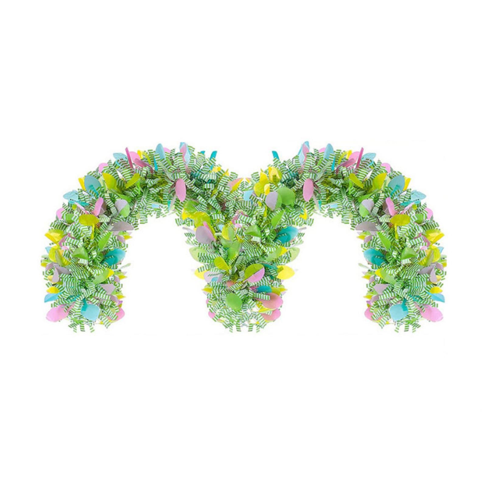 

Пасхальные художественные цветные полоски, овальные украшения для яиц, праздничные художественные вершины пасхальных яиц One Size зелёный