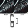 2Pcs Carbon Fiber Interior Window Control Cover Trim For 2000-2009 Honda S2000