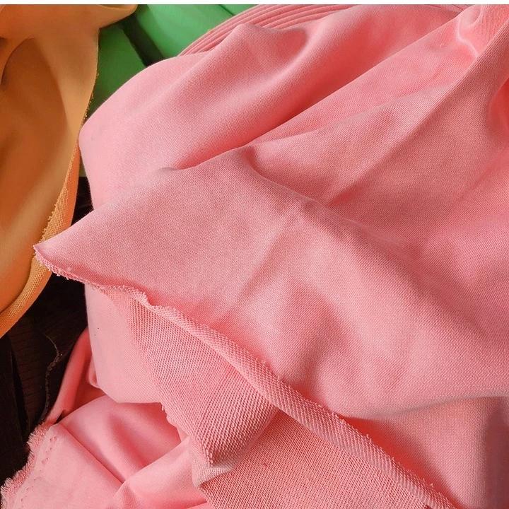 Wide 180cm French Terry Loop Cotton Knitted Fabric Abrasion-Resistant Sweatshirt Sweater Suit Sports Casual Wear Comfortable