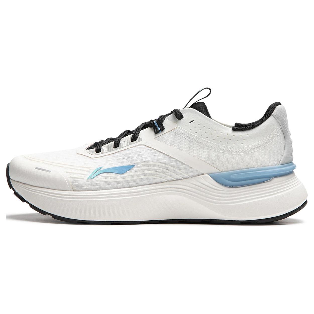 

Li Ning Light And Shadow Element Slip Resistant Abrasion Resistant Low top Casual Running Shoes Men s White Blue ARHU027-2 42