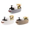 Small Storage Basket with Handle Small Woven Basket Pets Decorative Shelf Organizer Home Office Mini