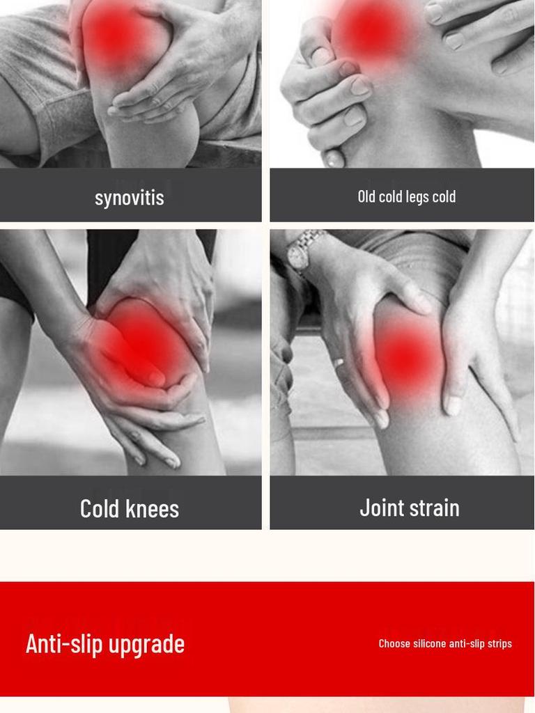 Japan Graphene Non-Slip Warm Knee Pads for Autumn/Winter - Cold Protection & Comfort