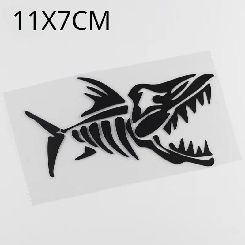 Fish Skeleton Skull funny vinyl car sticker waterproof car decal stickers on car truck bumper rear window
