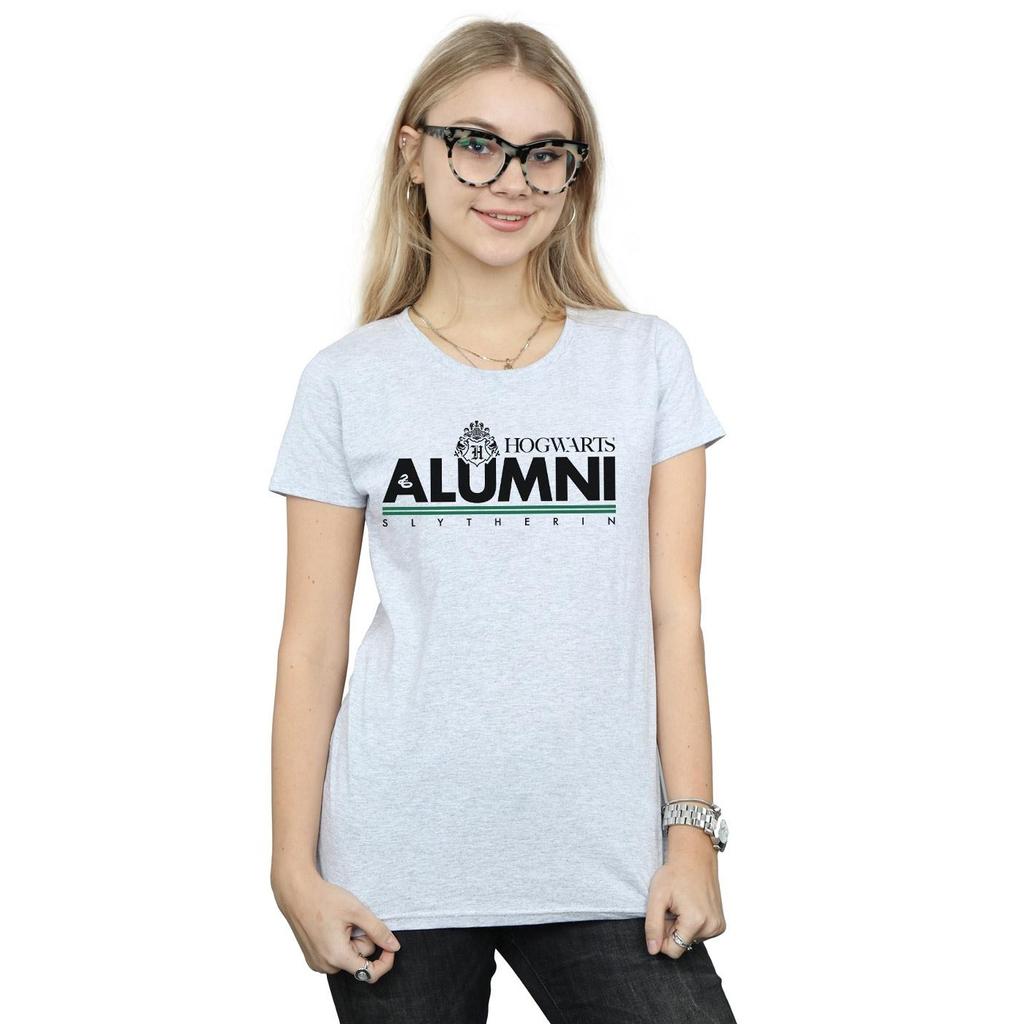 Harry Potter Womens/Ladies Hogwarts Alumni Slytherin Cotton T-Shirt