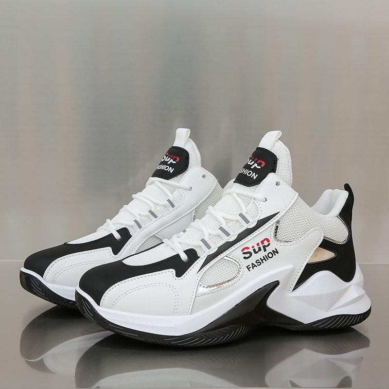Autumn new casual American sports and leisure students height-increasing running shoes shoes