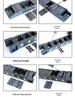 Enclosed Nylon Machine Tool Drag Chain - Semi and Fully Closed Options