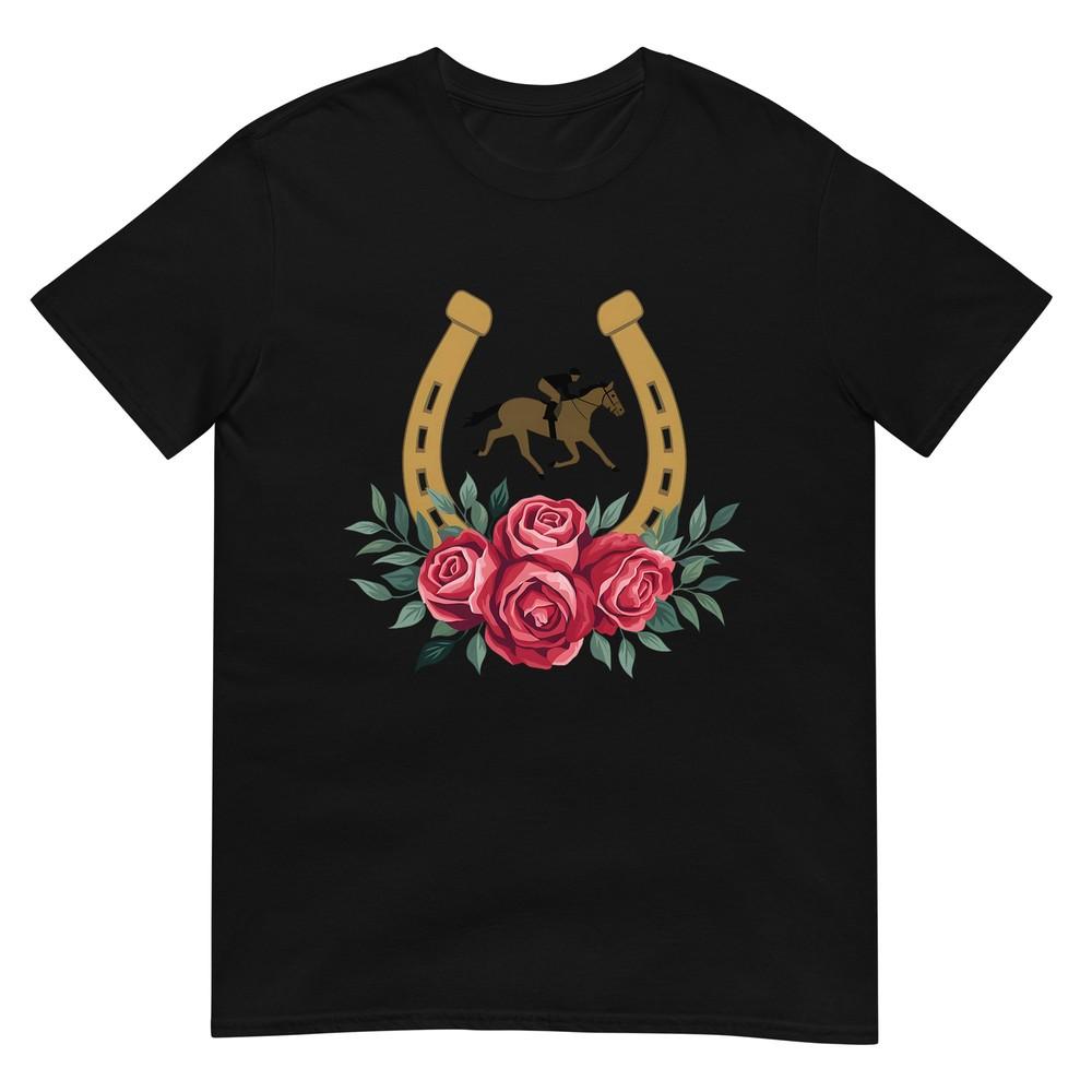 Cute Horse Racing Roses ky 151st Derby Horse party T-Shirt