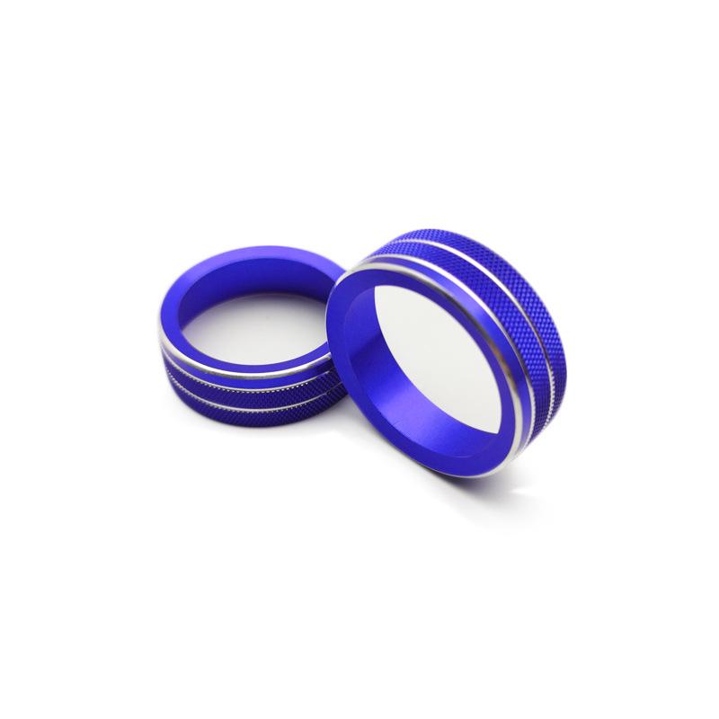 

Durable Aluminum Alloy Trim Ring for Patrol Car A/C, Audio, 4WD Knob Modifications