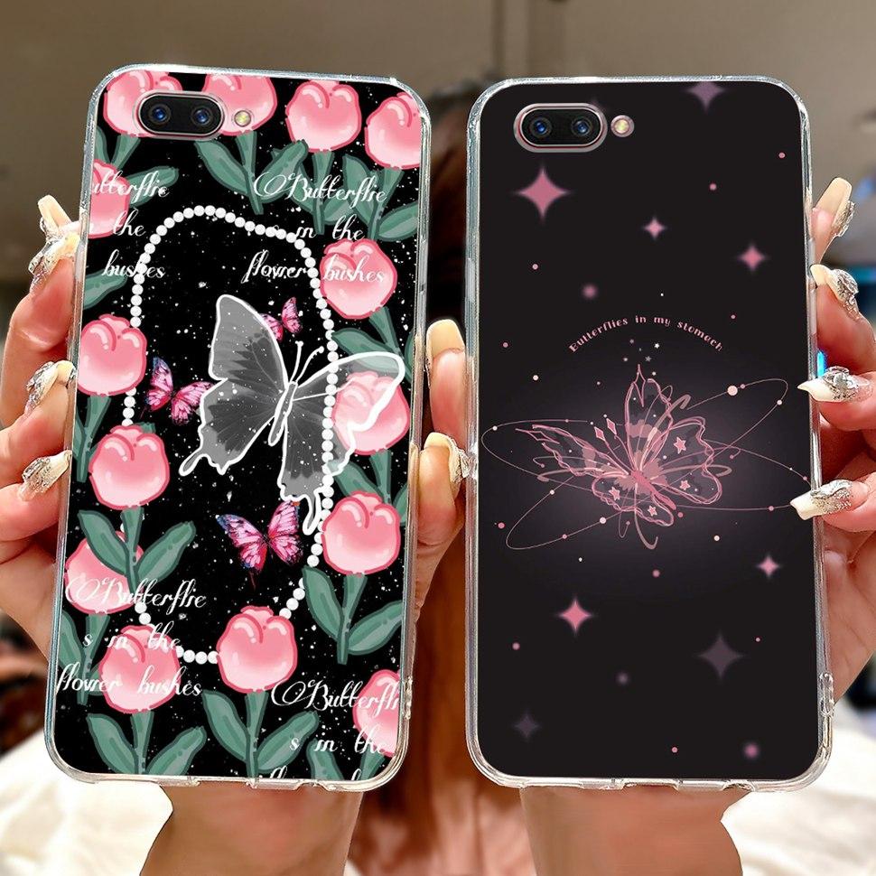 For OPPO A3S Case CPH1803 Soft Slim Fundas Cute Cartoon Cover For Oppo A5 AX5 CPH1809 OppoA3s Phone Cases Oppo A3 s A 3s Coque