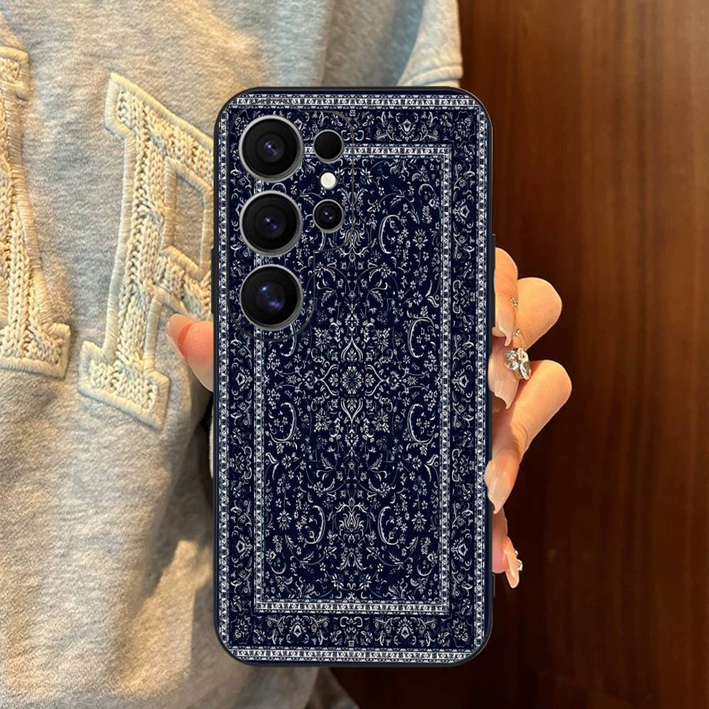 Retro Persian Printed Phone Case For Samsung S 24 Fe 25 Ultra Plus 20 Lite 21 30 22 23 24 22 Ultra 5G Fundas