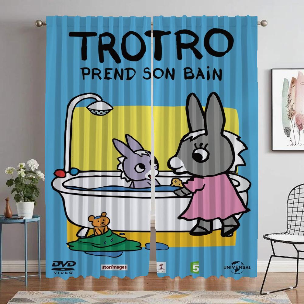 

Trotro Кухонные Шторы для Гостиной Затемняющие Шторы Шторы Хэллоуин Украшения Тюль для Спальни Перегородка Элегантная Камера W50xH70cmx2pcs-CL
