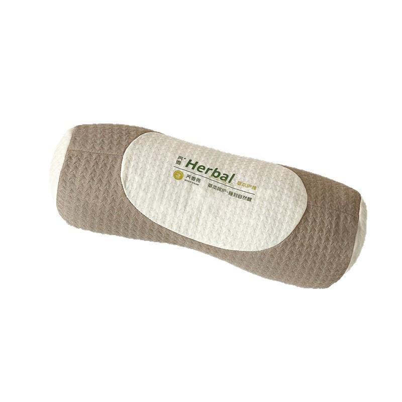 Herbal Buckwheat Cervical Support Pillow Bone-Shaped Cylinder Neck Pain Relief Adult Single Use
