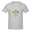 Sunflowers With Beesdaily Tshirt Artistic Commuting Not Easy To Loosen Short Sleeve