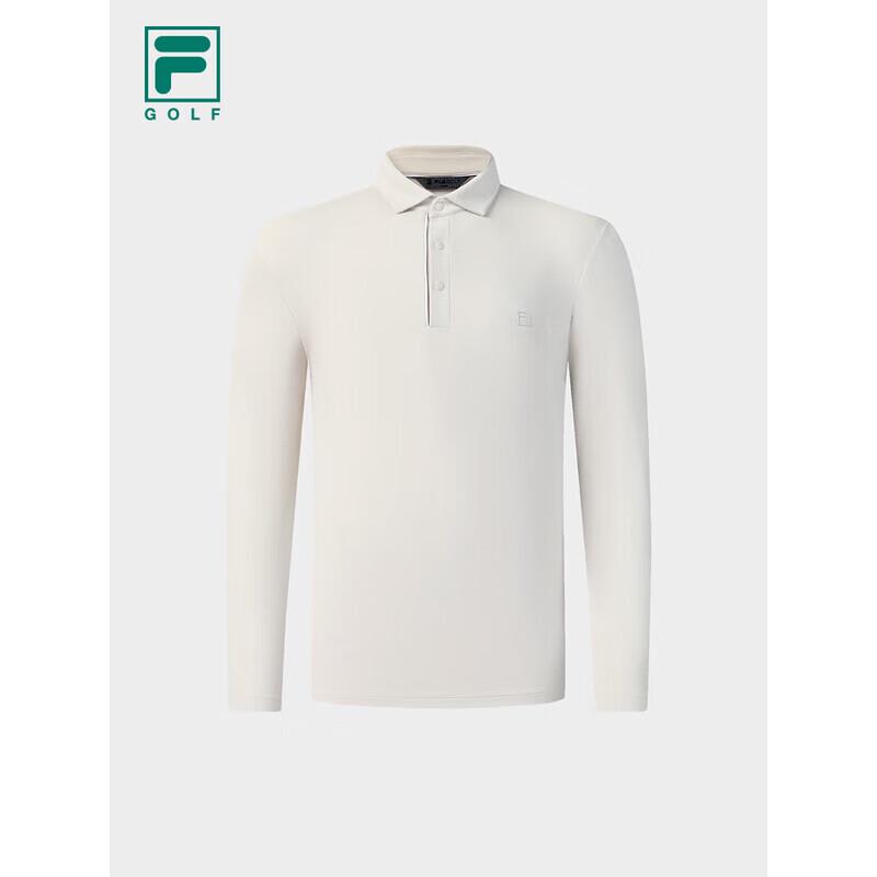 FILA Men's Long Sleeve Knit Golf Polo Shirt