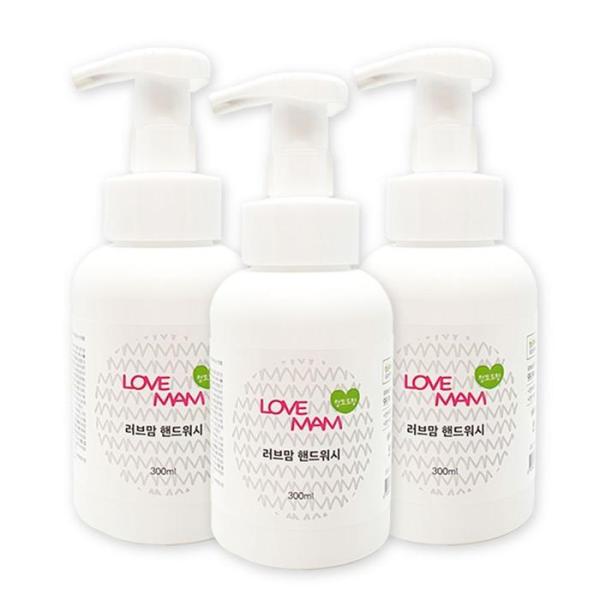 

[JH4R4TTS_51JF] Love Mom Hand Wash 300mlx3 (29906409) Green grape scent