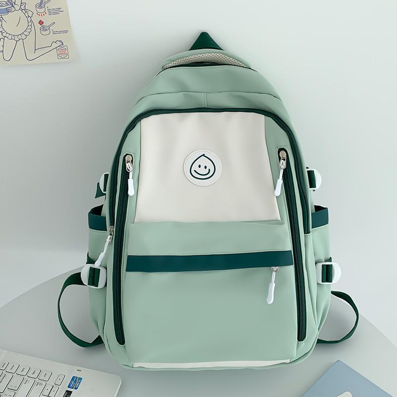 Middle School Students College Students Water Drops Junior High School Girls Primary School Students Contrasted Backpacks
