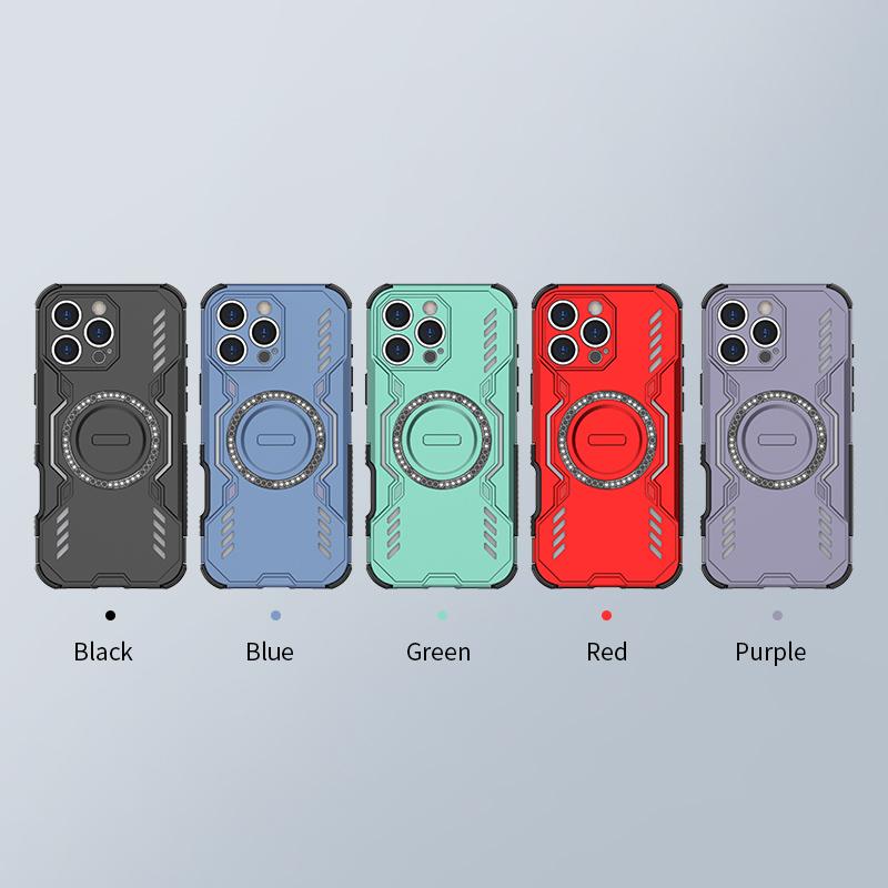 Magnetic Attraction Piece Phone Case For Apple iPhone 15 15Pro 15promax 16 16pro 16 Promax Case Heat Dissipation Back Cover