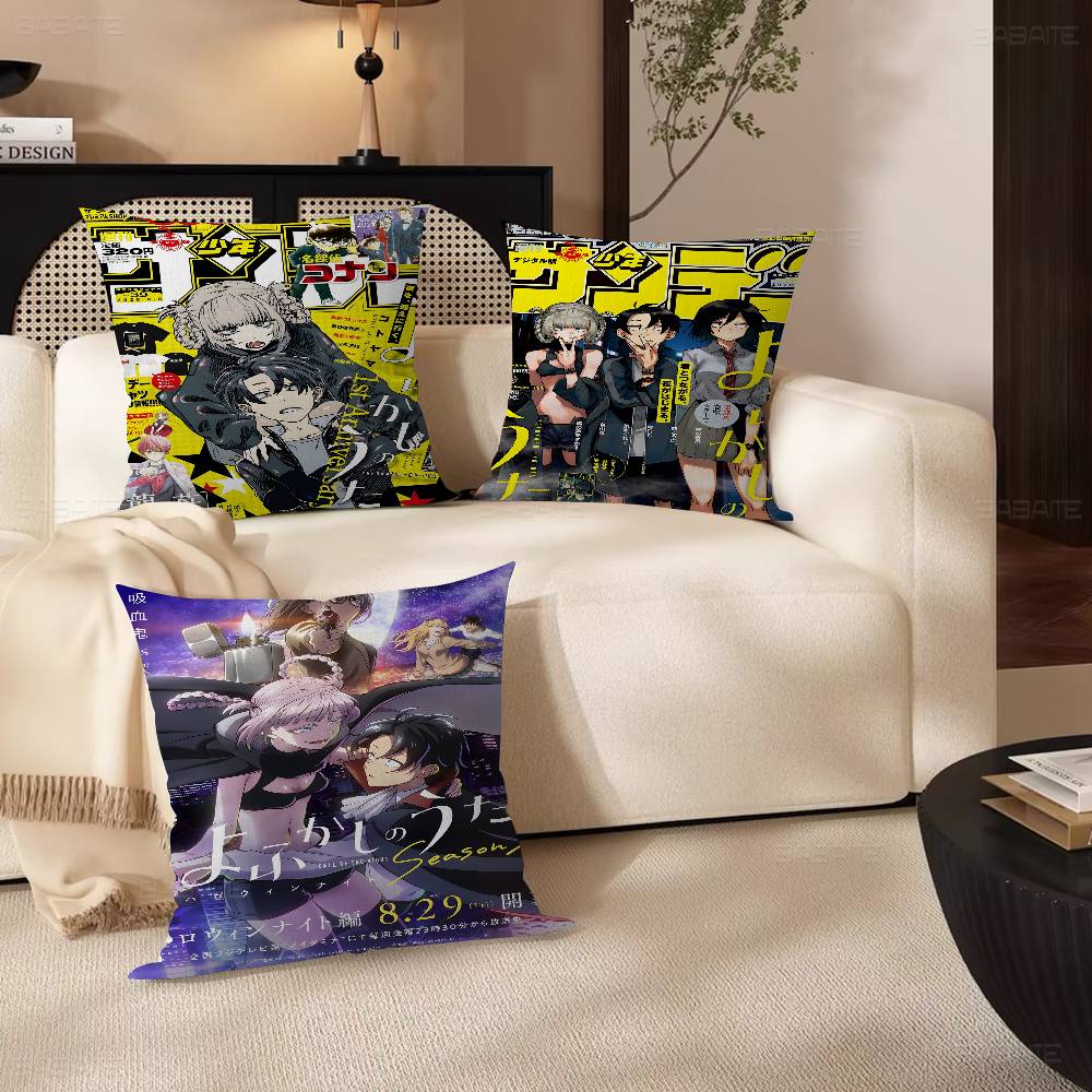 Hot Japanese Anime C-call Of The N-night Various Pillow Cushion Cover Pillowcase Living Room Sofa Home Decor Customized