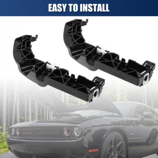 1 Pair Front Left & Right Bumper Brackets for Dodge Challenger 68024343AD