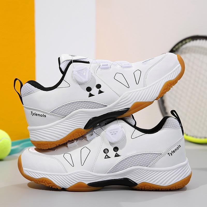Neue Badmintonschuhe Herren Damen Paare Drehverschluss Jugend Volleyballschuhe atmungsaktiv und rutschfest umfassende Sporttrainingsschuhe