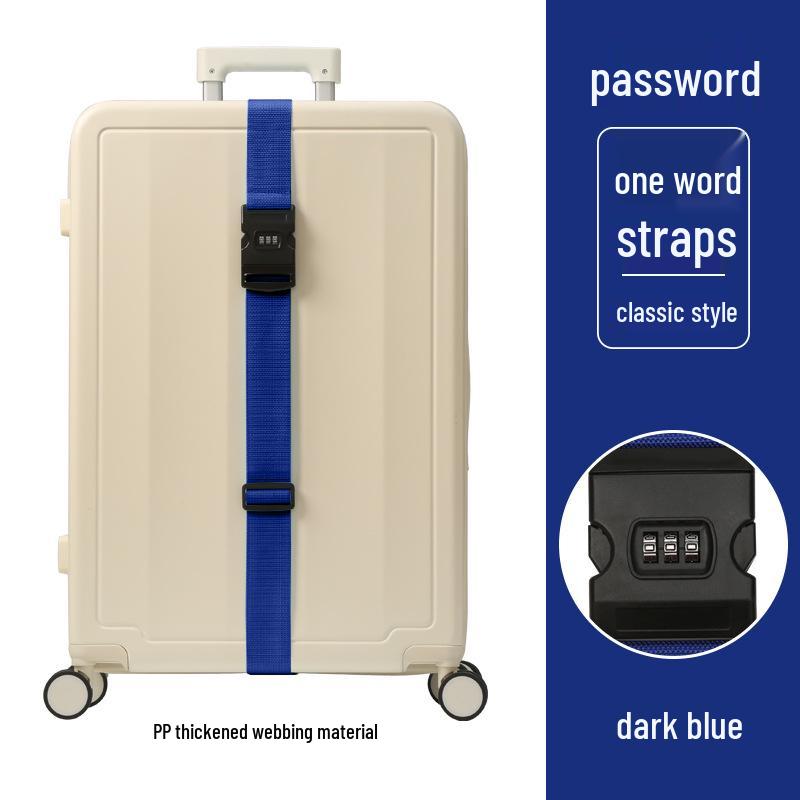 Luggage Strap with Combination Lock - Secure Tie-Down for Suitcases