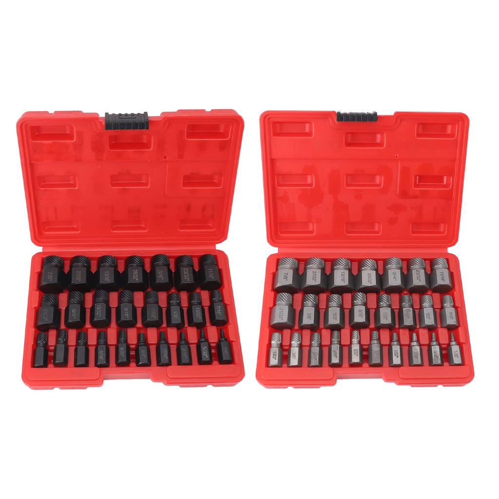 25 Pieces Screw Extractors Hex Shank  Screw Remover Tool for Damaged Broken Stripped Screws