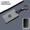 ABS Carbon Style Car Key Case Cover Fob Keychain for BMW 7 Series X7 I7 IX 740LI Alcantara Remote Protection Shell Skin Holder