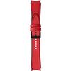 Leather Strap for Samsung Galaxy Watch 4/5/6/7/FE 40/42/43/44/45/46/47mm, Red