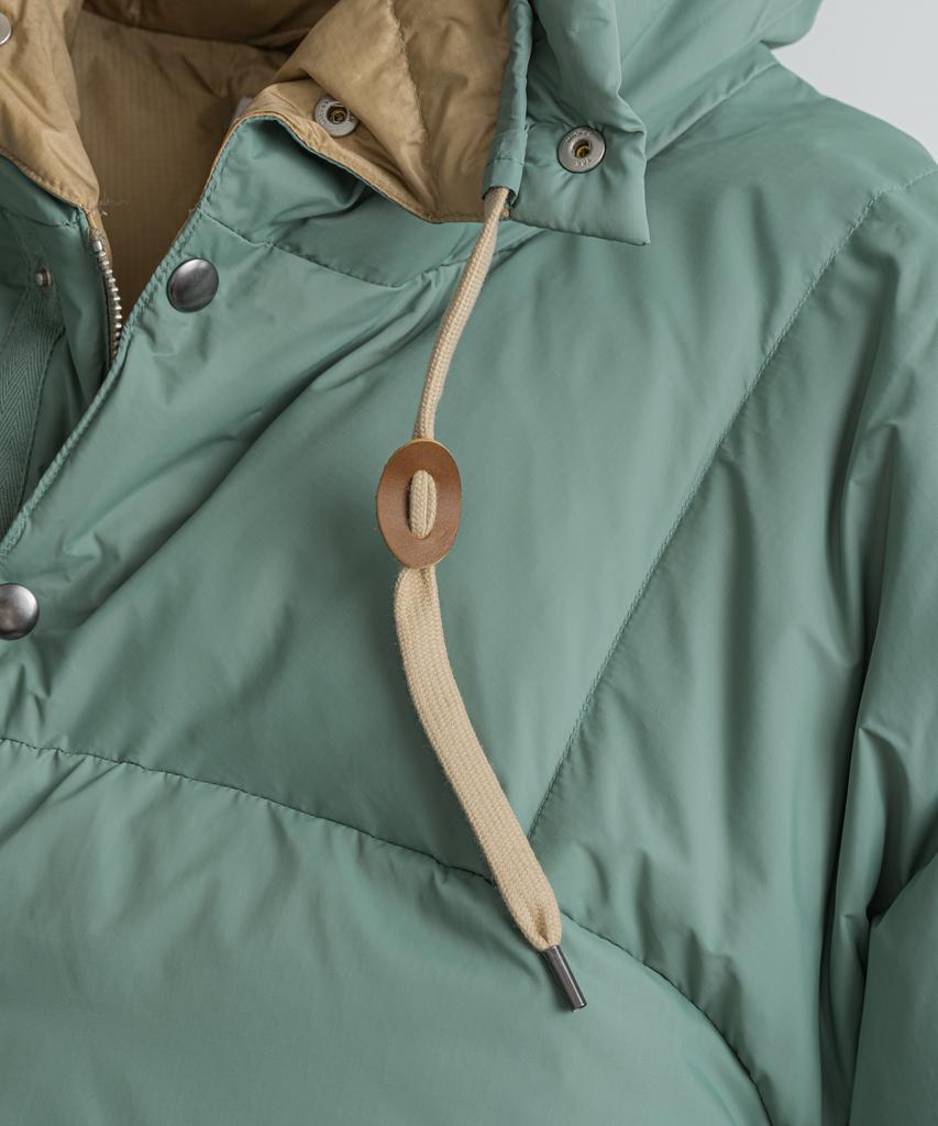 BEHEAVYER Sierra Duck Down Parka Sage Green/Tan