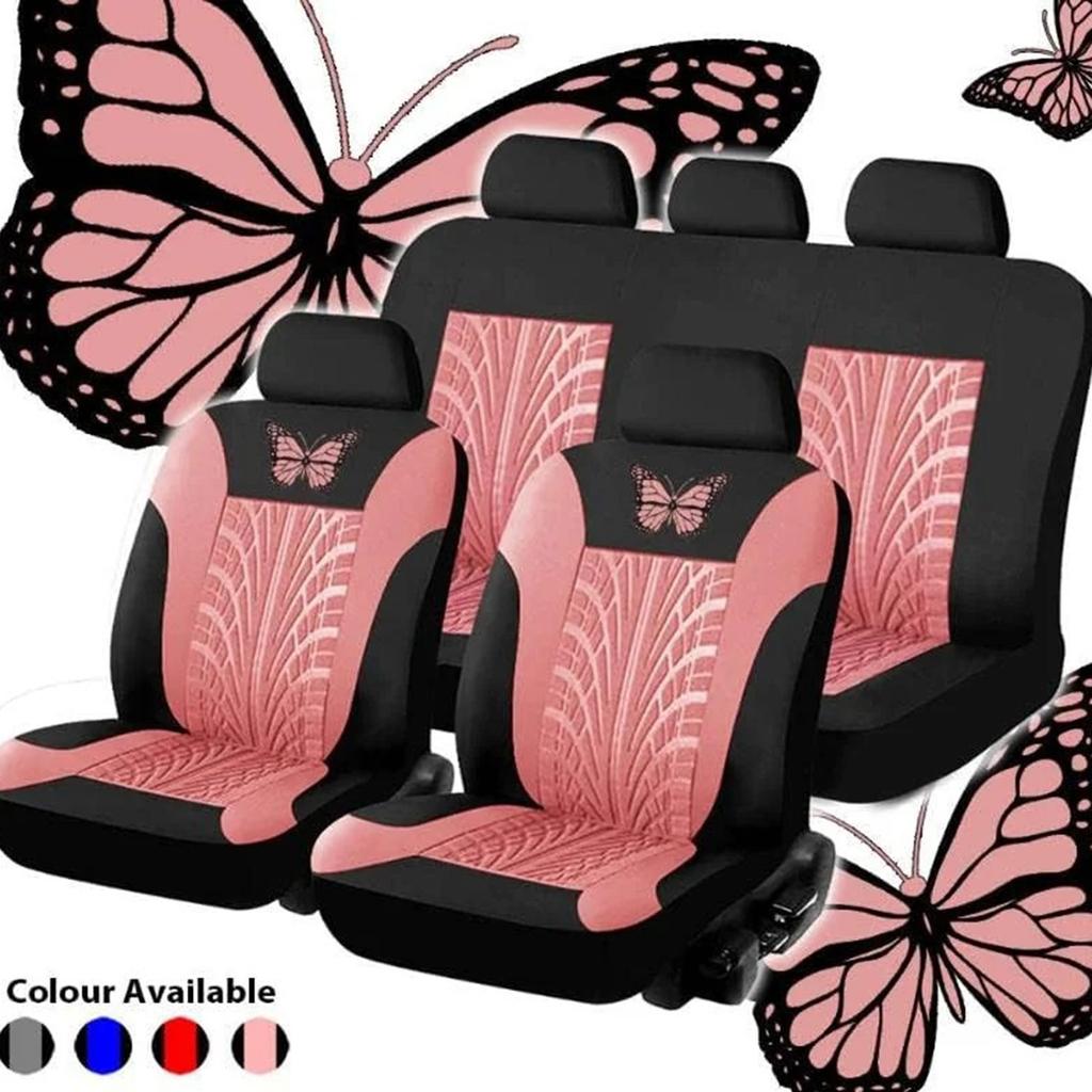 Four-piece Universal Car Seat Cover, Embroidered Car Seat Protector, Car Interior Accessories, Waterproof And Stylish Car Seat Cover