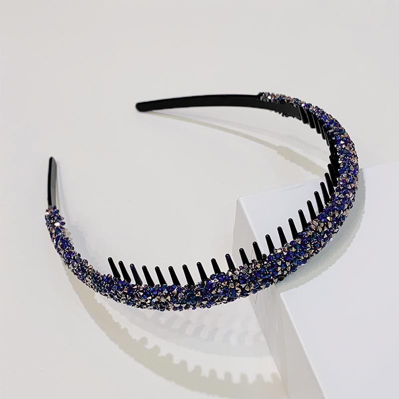 Bandeau Antidérapant à Strass pour Femmes Décoration de Cheveux Douce Cristal Bandeau Cheveux Bandeau Cerceau Accessoires de Cheveux Mode