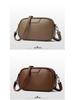 Neue Damen Umhängetasche aus echtem Leder - Klein, modisch, Retro Schultertasche quadratisch