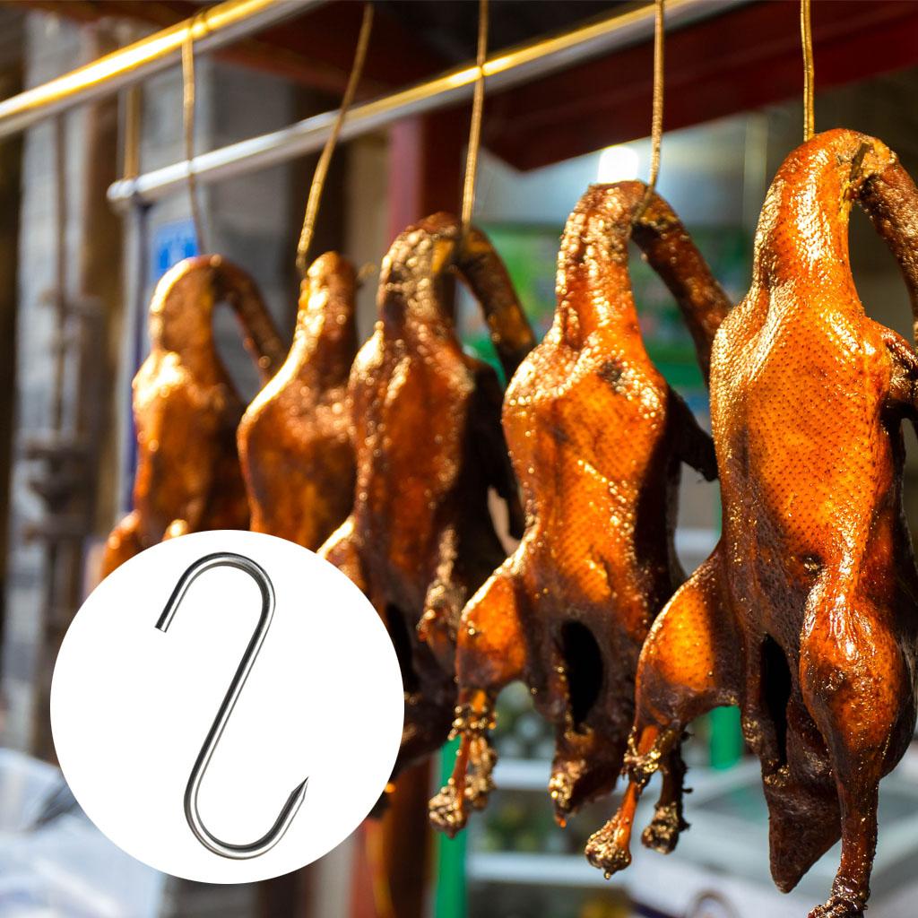 S-kroker med spiss rustfritt stål redskap kjøkken kjøttpanne klær 20 stk kjøkken bakeverktøy for varm kald smo