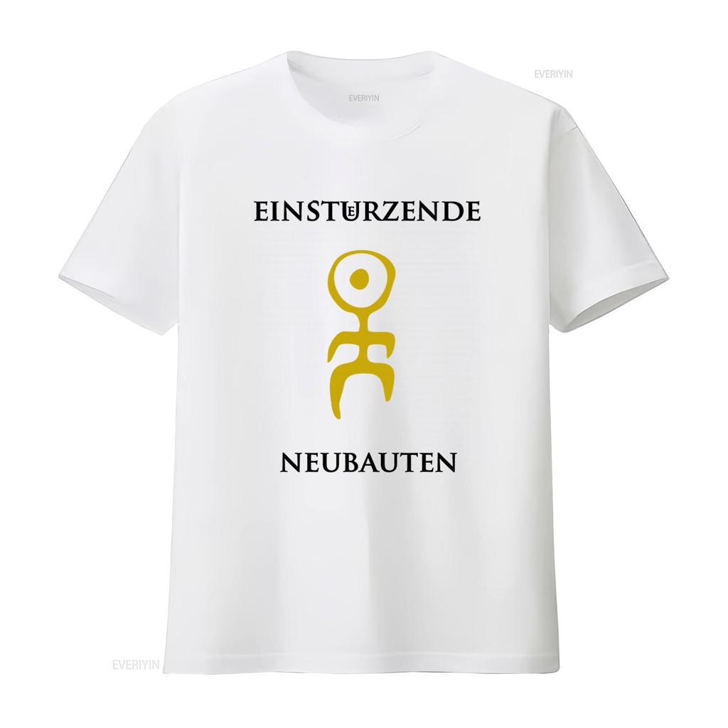 Einstürzende Neubauten Band Logo Print Mens T Shirt Fashion  vintage Washed fashion Soft Breathable Comfortable Unisex Casual
