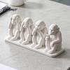 Künstlerische Sammler-Tierfiguren 3D-gedrucktes Orang-Utan-Ornament, Moderne Schreibtisch-Gorilla-Figur, Kreative Affenstatue ohne einzigartiges Harz