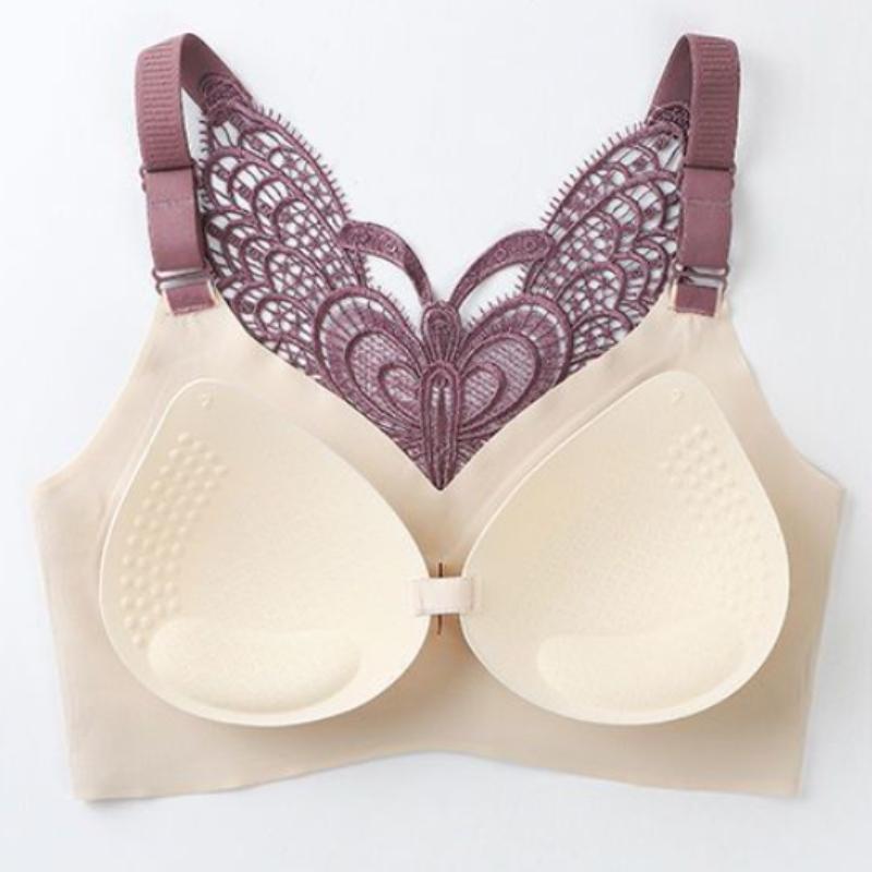 Seamless Butterfly Beauty Back Bra Plus Fat Plus Size Underwear Women's Camisole No Steel Ring Wrap Tube Top Bra