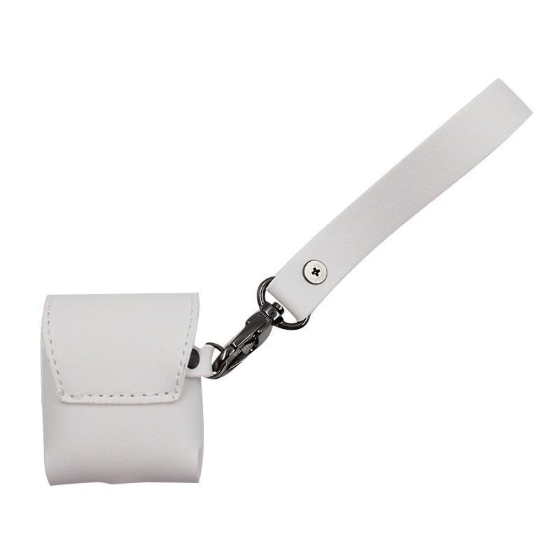 PU Leather AirPods Protective Case with Portable Anti-lost Lanyard
