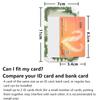 Ins Style Flower Card Holder Abs Student Card Meal Card Subway Card Bus Card Pick-Up Card Anti-Lost Hard Shell Card Holder
