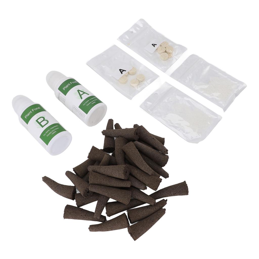 Plant Pods Kit for Hydroponics Growing System Grow Anything Kit with 50pcs Grow Sponges Hydroponic