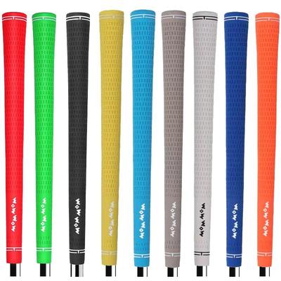 Golf Grips Wood and Iron Grips Set of 8 Grips Replacement No Backline All Weather Performance Rubber Material M58 Solid Color WOW Non-Slip (Red)