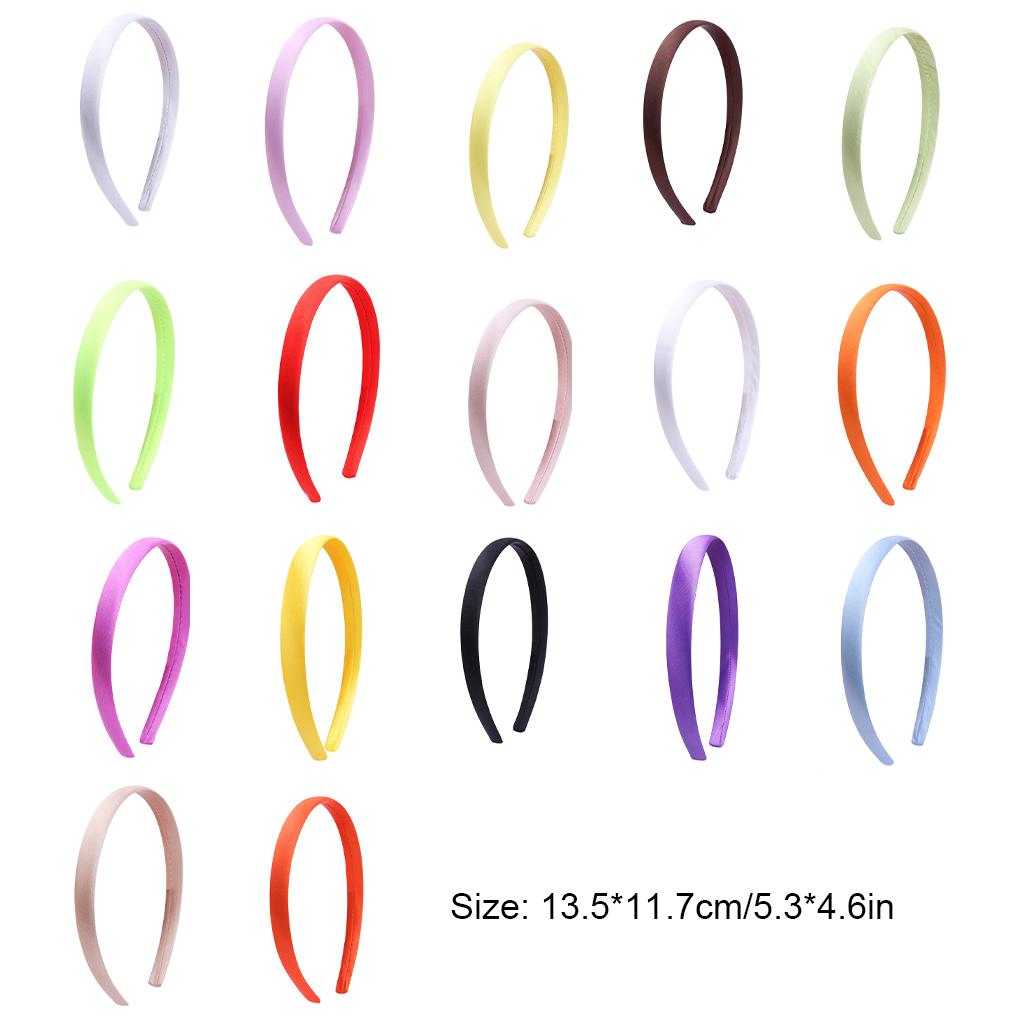 Women Headband Solid Color Basic Hairband Accessory Kids Handmade Craftsman Model Simple Headwear Household Handicraft