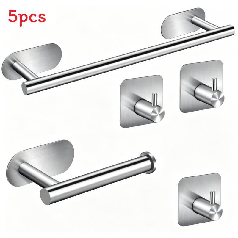 Stainless Steel Heavy Duty Adhesive Hook With Removable Design For Home Organization