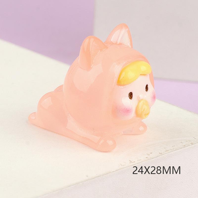 

Мультяшная Смешная Светящаяся Мини-Кукла Микро Ландшафтная Декорация Миниатюрные Фигурки Креативные DIY Аксессуары для Домашнего Декора Подарки