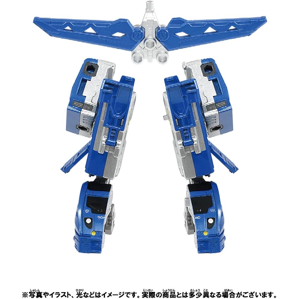 Takara Tomy Shinkalion Z Zairainer 883 Sonic Transforming Robot Toy with Sound and Light Features
