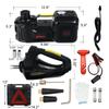 Car Jack 5T Electric Hydraulic Floor Jack Tire Inflator Pump LED Light Electric Impact Wrench Car Repair Tool 45cm 3 in 1 150W DC 12v