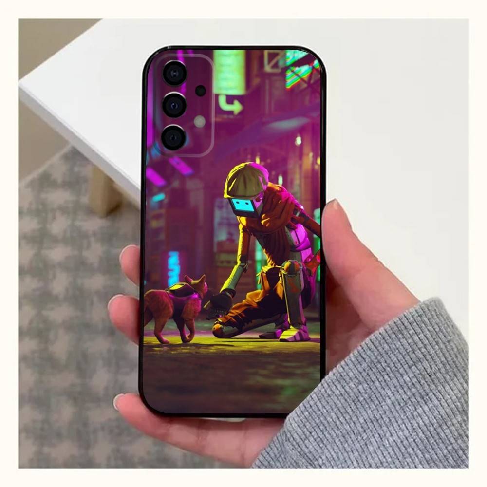 Game Stray Cat Phone Case For Samsung Galaxy A20,A21s,A22,A31,A32,A52,A53,A72,73,A80,A91 Soft Black Cover