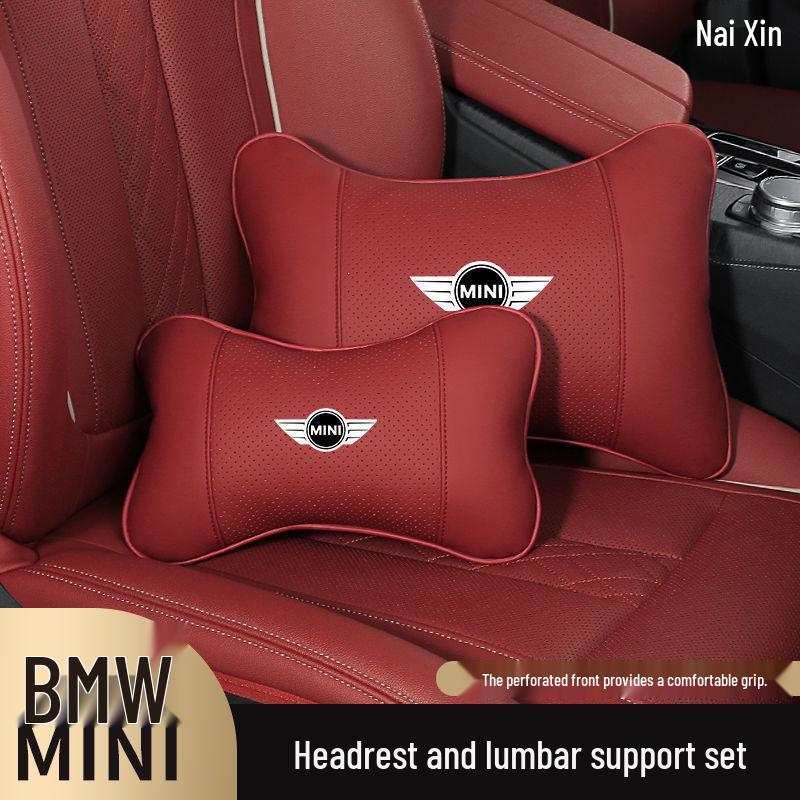 Supporto lombare e cuscino per poggiatesta BMW Mini per Cooper F54 F55 F56 F60 - Decorazione Interna